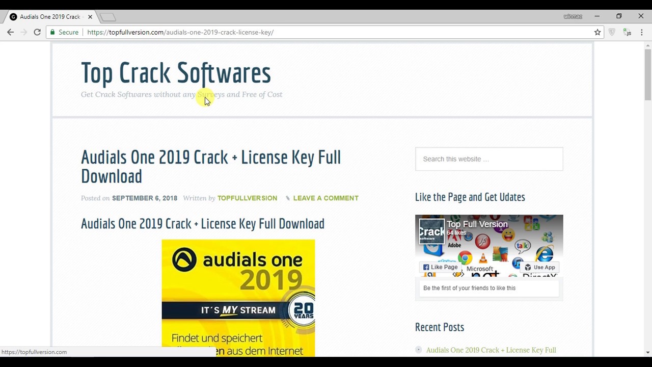 audials one crack key download